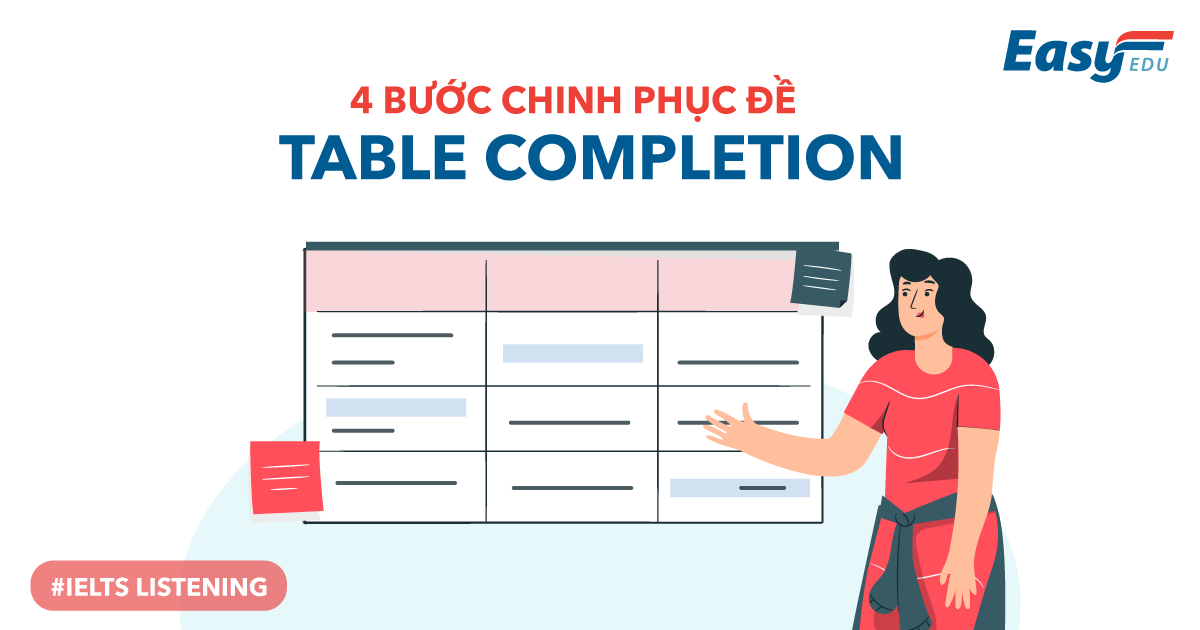 IELTS LISTENING TABLE COMPLETION