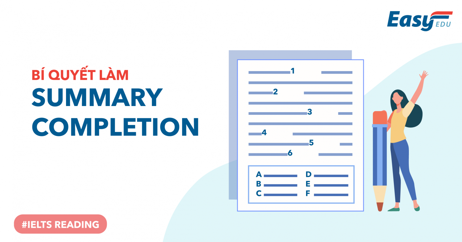 IELTS READING SUMMARY COMPLETION